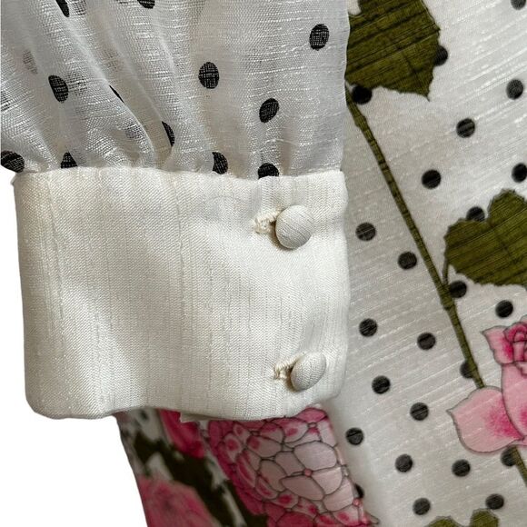 Alfred Shaheen Vintage Hawaiian Made Tulip Print Sheath Dress | Size S - Picture 5 of 10